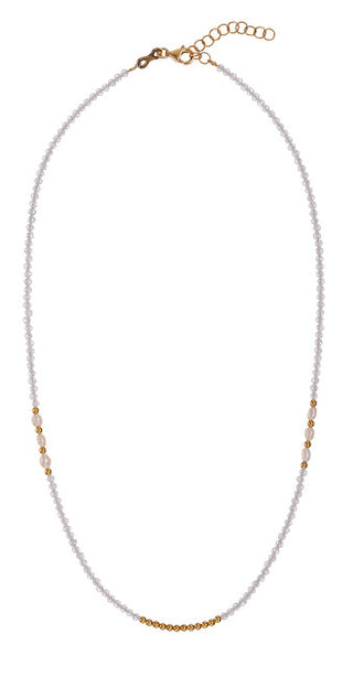 Alisia Collar brillante con circonitas y perlas Al4812.01.000 