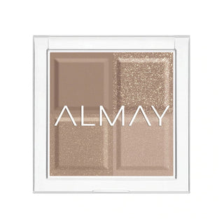 Almay Shadow Quad, tavolozza di ombretti, 130, Oyster, 4 tonalità, 3,5 g