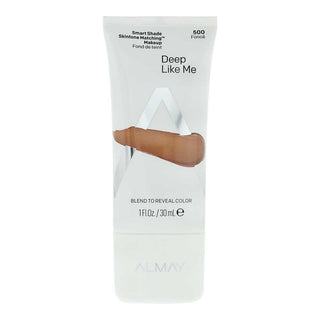 Almay Smart Shade, tono corrispondente, fondotinta liquido, 500, Deep Like Me, 20 SPF, 30 ml