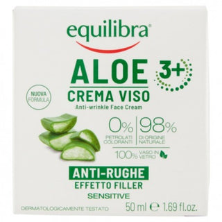 Equilibra Aloe 3+ Creme de Rosto Anti-Rugas Efeito Preenchimento 50 Ml 