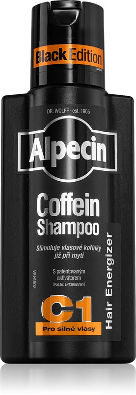 Alpecin C1 Black Edition Caffeine Shampoo for Men Hair Growth Stimulator 250ml