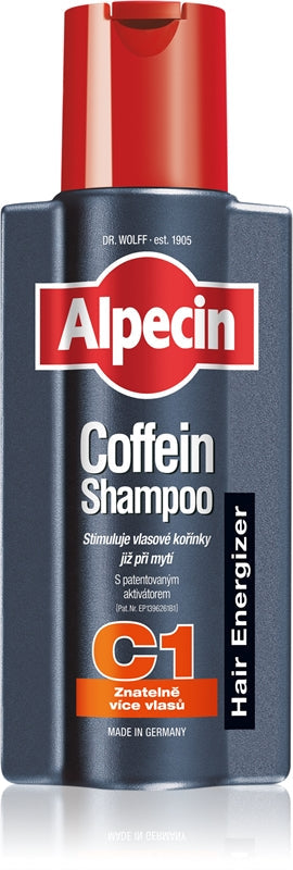 Alpecin C1 Energizing Caffeine Shampoo for Men Stimulating Hair Growth 250ml
