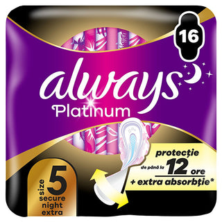 Always Platinum Secure Night Extra sanitary napkins 16 pcs