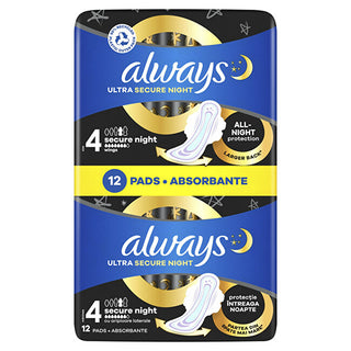 Always Assorbenti Igienici Da Notte Ultra Extra Night Protection 12 Pezzi