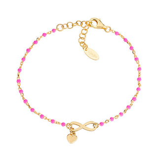 Amen Beautiful gold-plated Bracciale Infinite Love BRSMINGF1