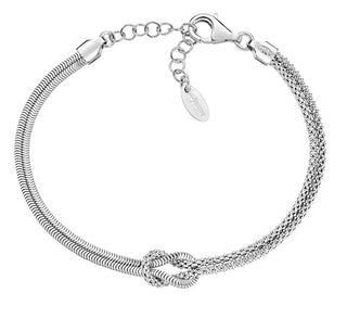 Amen Elegant silver Bracciale Love Knot BRNOAMBB1 - Length: 19 cm