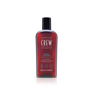 American Crew Detox Vegano Shampoo per Capelli Per Regolamentare l'Eccesso di Sebo 250 ml