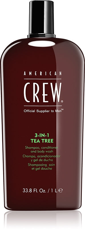 Shampoo con Tea Tree 3in1 (shampoo, balsamo e bagnoschiuma) - Volume: 1000 ml