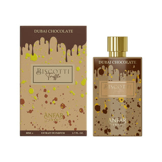 Anfar Dubai Chocolate - Biscotti Truffle , Extrait De Parfum, Unisex, 80 ml