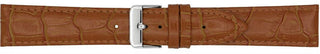 A-nis cinturino imbottito stampa alligatore AK1306.03 - Larghezza: 22 mm