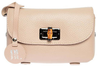 Anna Luchini Borsa A Tracolla In Pelle Da Donna cipria