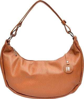 Anna Luchini Borsa A Mano In Pelle Da Donna tinta cognac