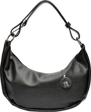 Anna Luchini Borsa A Mano In Pelle Da Donna tinta nera