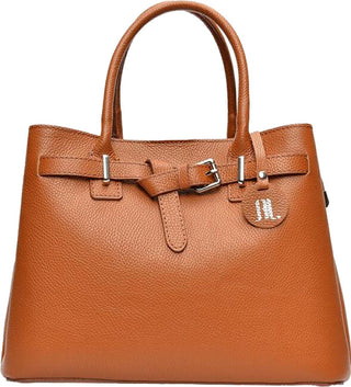 Anna Luchini Borsa A Mano In Pelle color cognac Da Donna