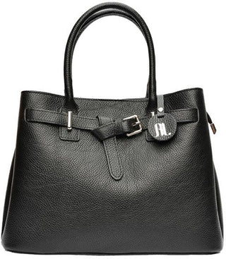 Anna luchini Women's leather handbag AL117 Nero