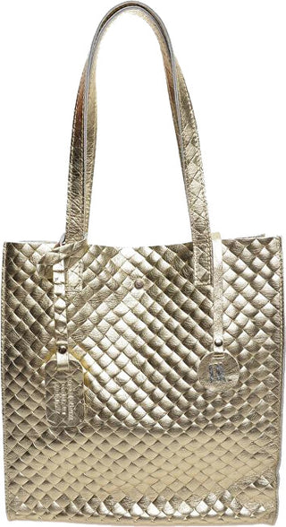 Anna Luchini Borsa A Mano In Pelle Da Donna colore oro