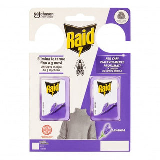Raid Anti Tarme Gel Lavanda 2 x 3 g — Antitarme per Vestiti