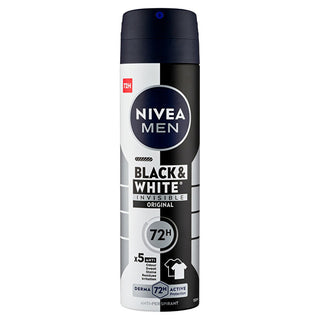 Nivea Spray Antitraspirante Per Uomo Invisible For Black & White Power 150 Ml
