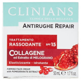 Clinians Antirughe Repair Spf 15 Collagene Ed Estratto Di Melograno 50 Ml