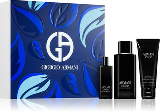 Armani Zestaw upominkowy Code for men EDT 125 ml, żel pod prysznic 75 ml i miniatura EDT 15 ml