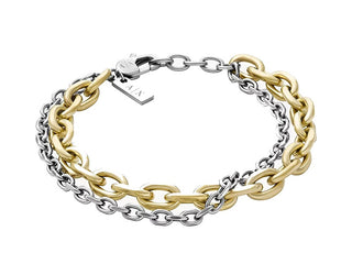 Armani Exchange Bracelet double en acier pour homme Axg0162710 