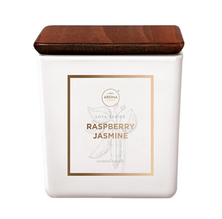 Aroma home Lampone e Gelsomino, Candela Profumata, 115 g