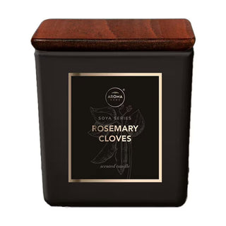 Aroma home Rosmarino e Chiodi di Garofano, Candela Profumata, 115 g