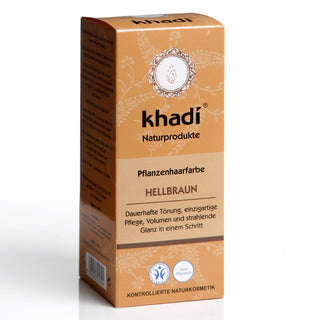 Khadi Castano Chiaro 100 g — Tinta Vegetale Capelli