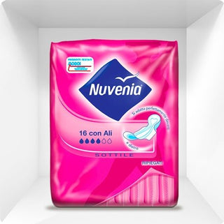 Nuvenia Pensos Higiénicos com Abas Normais Finos 16 Pensos 