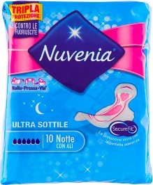 Nuvenia Pensos Higiénicos com Abas Ultra Finos Noite Goodnight 10 Pensos 