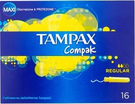 Tampax Assorbenti Interni Compak Regular Flusso Medio 16 Assorbenti