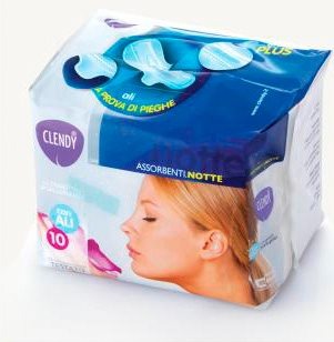 Clendy Assorbenti Notte Con Ali 10 Pz