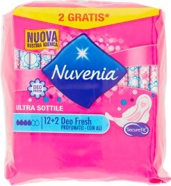 Nuvenia Assorbenti Ultra Sottile Deo Fresh Profumato Con Ali 14 Pz