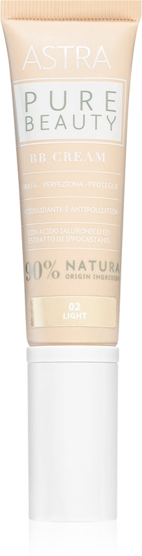 Astra Make-up Pure Beauty BB Cream idratante colore 02 Light 30 ml