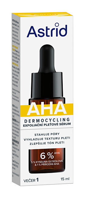 Astrid Dermocycling siero viso esfoliante AHA 15 ml