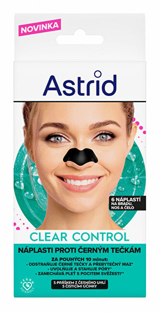 Astrid Cerotti Clear Control Per Punti Neri 6 Pezzi