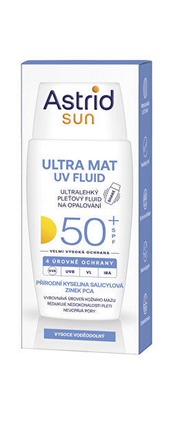 Astrid Sun fluido viso oil-skin SPF 50+ 50 ml