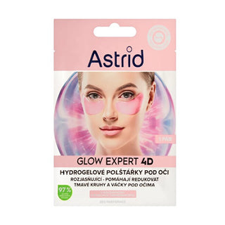Astrid Dischetti Illuminanti Per Gli Occhi In Idrogel Glow Expert 4D Con Niacinamide
