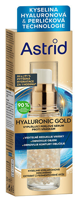 Astrid Hyaluronic Gold siero perlato antirughe rimpolpante 30 ml