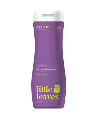 Attitude Little Leaves sapone corpo e shampoo baby vaniglia e pera 473 ml