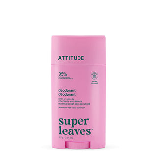 Attitude Super Leaves deodorante naturale cocco e frutti di bosco 75 g