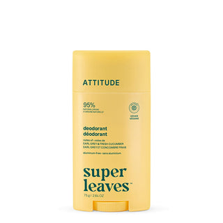 Attitude Super Leaves deodorante naturale Earl Grey e cetriolo 75 g