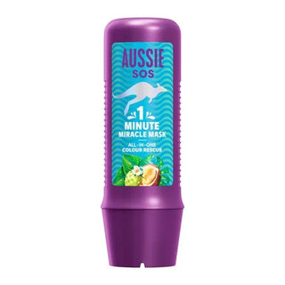 Aussie Hair Sos 1 Minute Miracle Color Rescue Maschera 250ml — Maschera per capelli