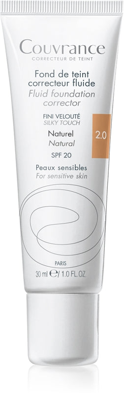 Avène Couvrance Corrective Fluid Foundation 2.0 Natural 30мл