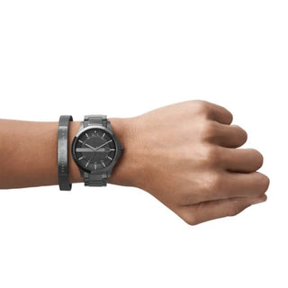 Armani exchange Set Orologio Hampton + bracciale AX7101 — Set orologio