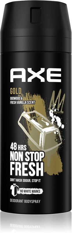 Axe Deodorant auriu (lemn de oud și vanilie) - 150 ml