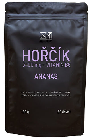 B-Fit Club Magnesio 3400 Mg + Vitamina B6 Ananas 180 G