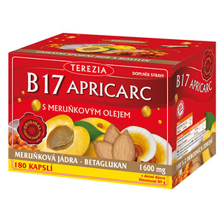 Terezia company B17 Albicocca con olio di albicocca 180 capsule