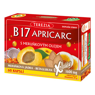 Terezia company B17 Apricarc con olio di albicocca 60 capsule