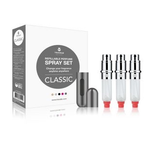 Travalo Classic SET U 3 x 5 ml Titanium